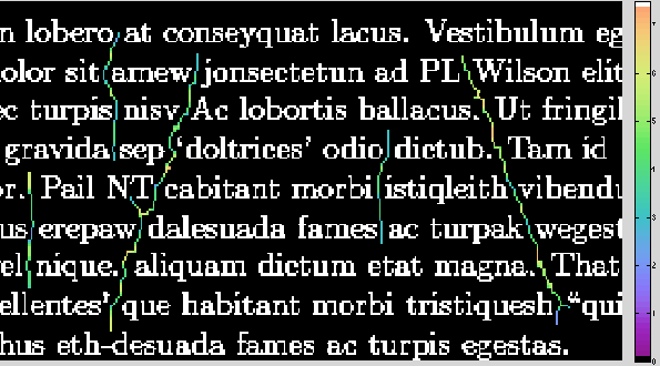 Распознавание коридоров в тексте