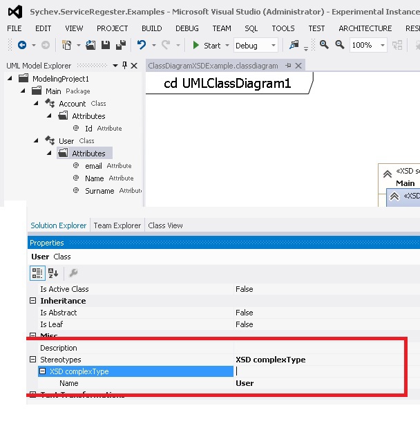 Расширяем UML для генерации XSD