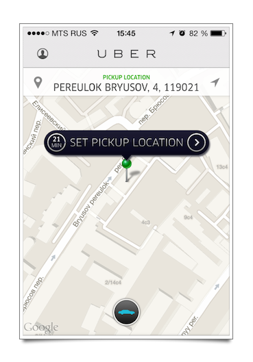 Разбираем интерфейсные детали на примере одного мобильного клиента такси Разбираем интерфейсные детали на примере одного мобильного клиента такси