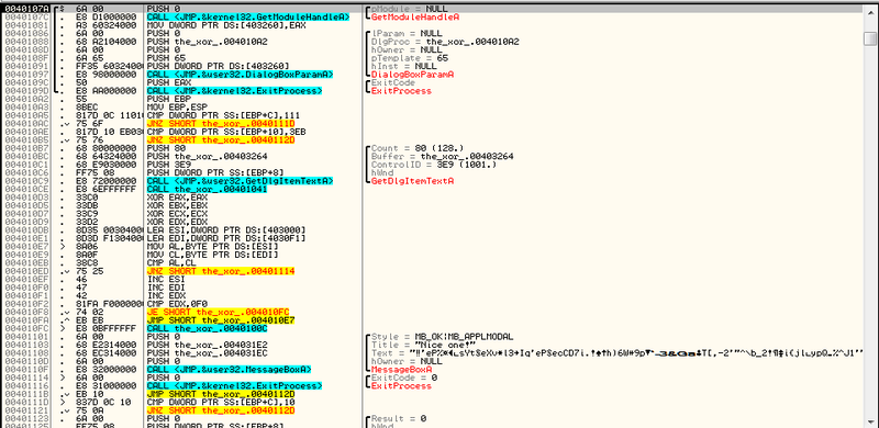 Разбор простого криптографического keygenme Разбор простого криптографического keygenme