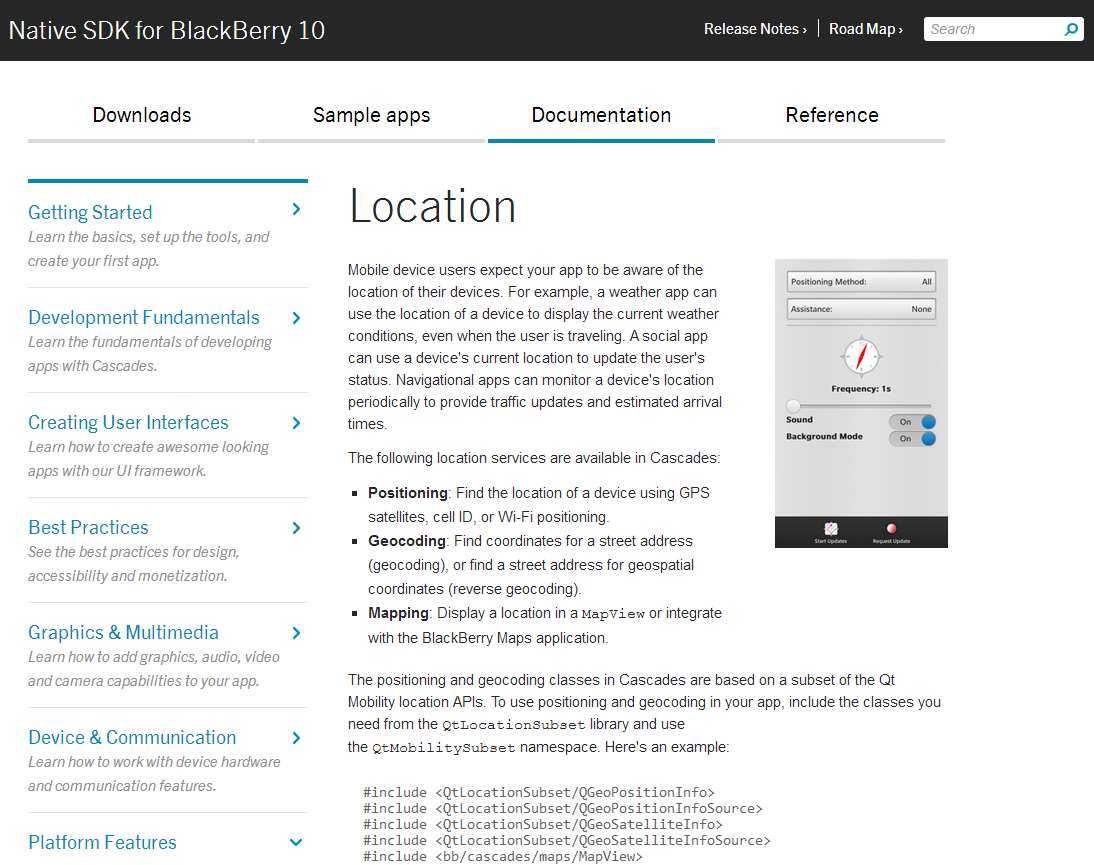 Различия в разработке под BlackBerry и Android