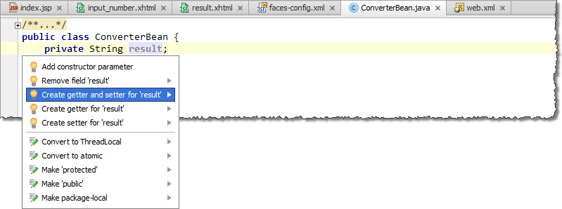 Разработка JSF приложений при помощи IntelliJ Idea. Часть 2: Разработка простого приложения Разработка JSF приложений при помощи IntelliJ Idea. Часть 2: Разработка простого приложения