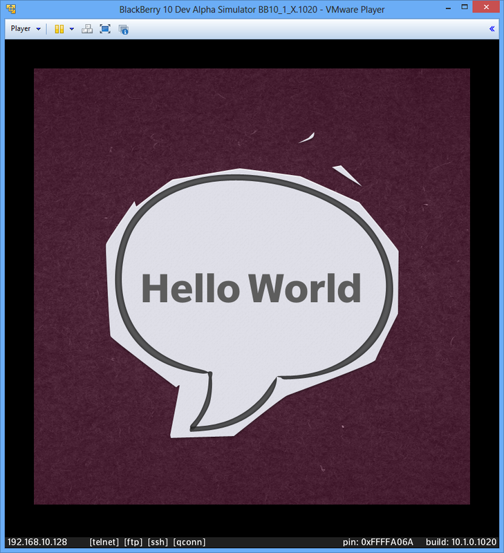 Разработка под BlackBerry 10. Начало Разработка под BlackBerry 10. Начало