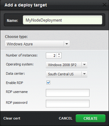 Развертывание облачного приложения Node.js из среды разработки Cloud9 clip_image024