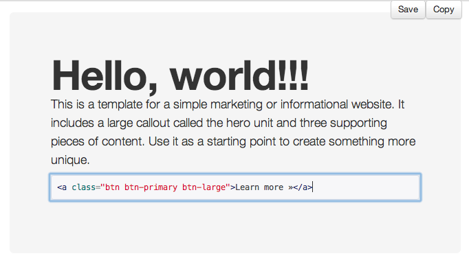 Редактирование статических HTML страниц в браузере image