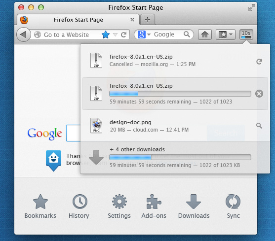 Релиз Firefox 20