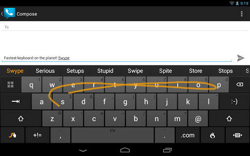 Релиз клавиатуры Swype для Android
