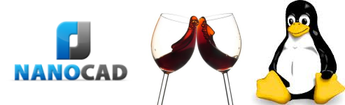 Репост совета: запуск nanoCAD free 3.5/3.7 под Linux с помощью Wine