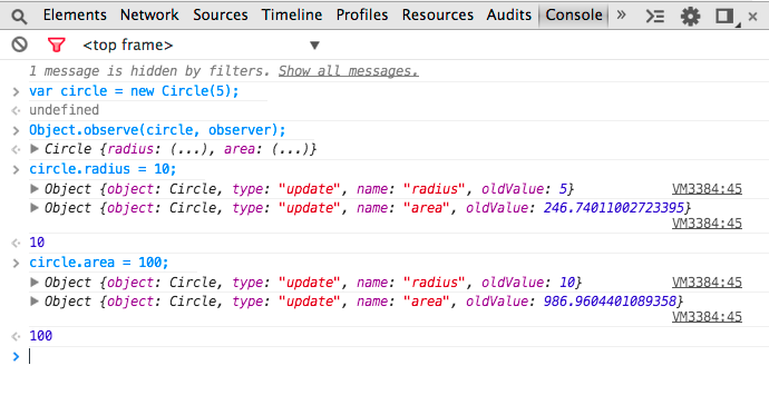 Революция дата байндинга с Object.Observe()