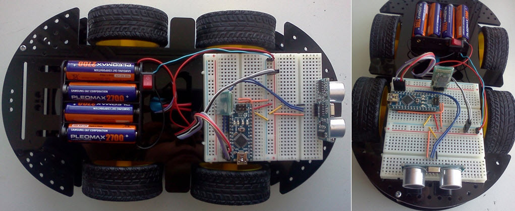 РОБОТ на базе: android, arduino, bluetooth. Рефлексный. Часть 2