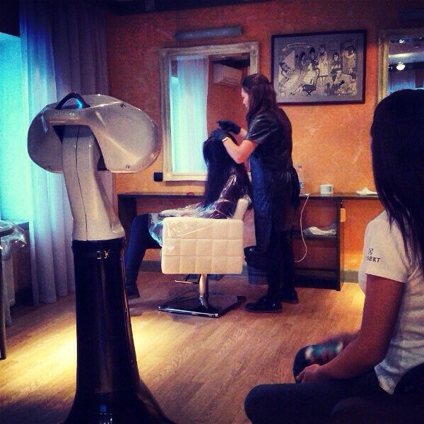 Робот Счастливчик на конкурсе «Мисс Россия 2014»