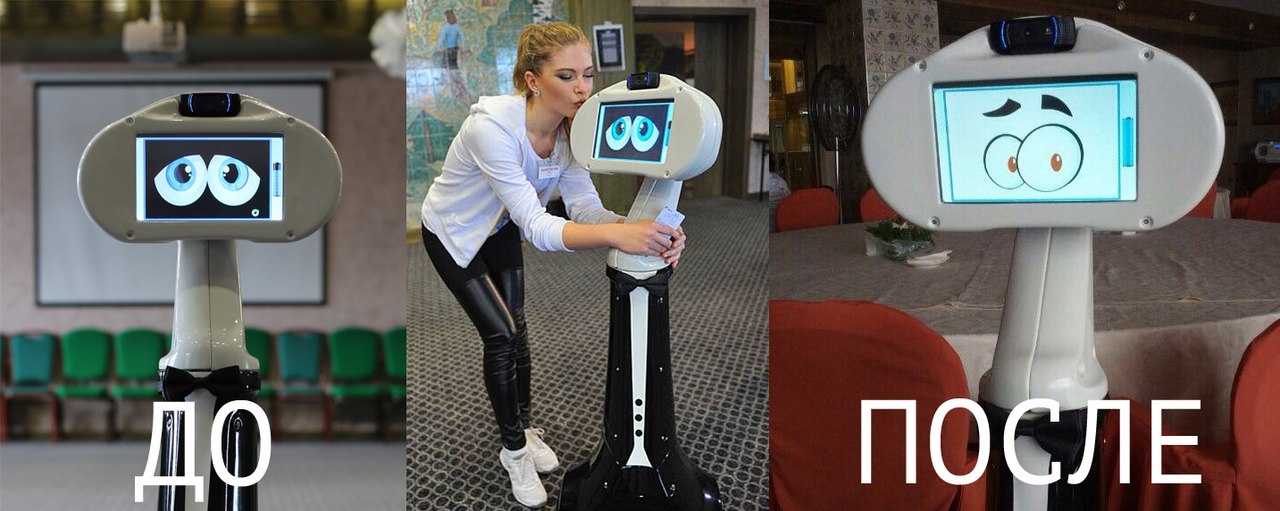 Робот Счастливчик на конкурсе «Мисс Россия 2014»