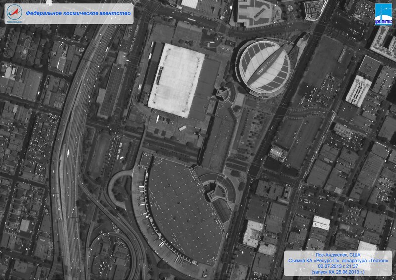 Российский спутник «Ресурс П» сделал первые тестовые снимки Российский спутник «Ресурс П» сделал первые тестовые снимки