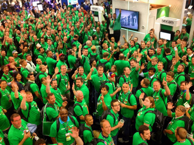 Фото 3. Стенд Veeam на конференции VMworld 2012 в Сан-Франциско, США