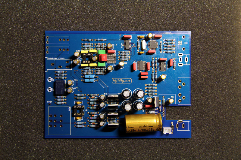 Сборка Hifidiy Mini USB DAC Mk2 Kit