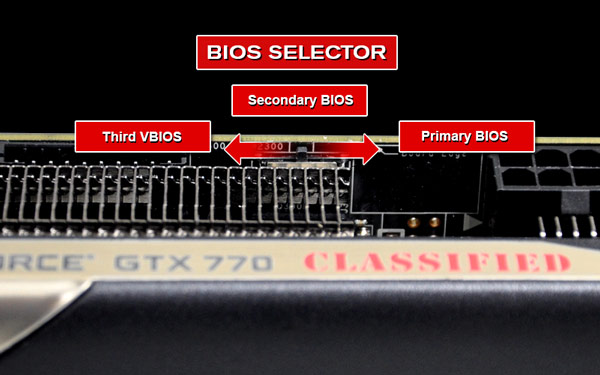 Перед выбором BIOS на 3D-карте EVGA необходимо выключить ПК