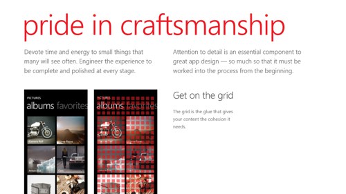 Сетка в дизайне интерфейсов для Windows Phone: строгий учитель или добрый помощник? (Часть 1)