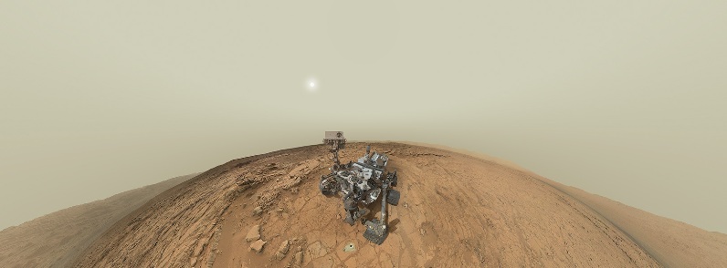Сферические панорамы Марса и Curiosity