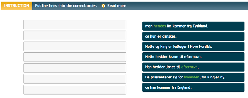 Система изучения языка в Дании