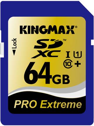 В режиме записи скорость карт памяти Kingmax SDHC/SDXC Pro Extreme достигает 60 МБ/с