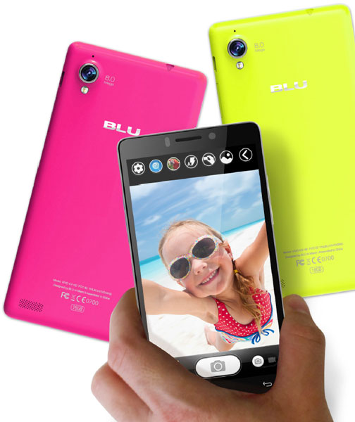 Разрешение экрана смартфона Blu Vivo 4.8 HD — 720 x 1280 пикселей