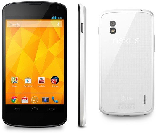 Продажи смартфонов LG Nexus 4 белого цвета стартуют завтра