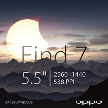 Анонс смартфона Oppo Find 7 ожидается в начале 2014 года