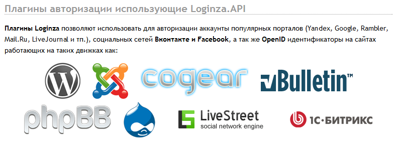 Сниппет Loginza для MODX Revolution