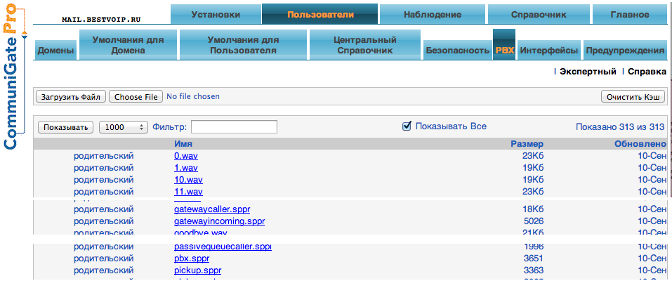 Соединяем Communigate Pro c PSTN шлюзами и SIP провайдерами