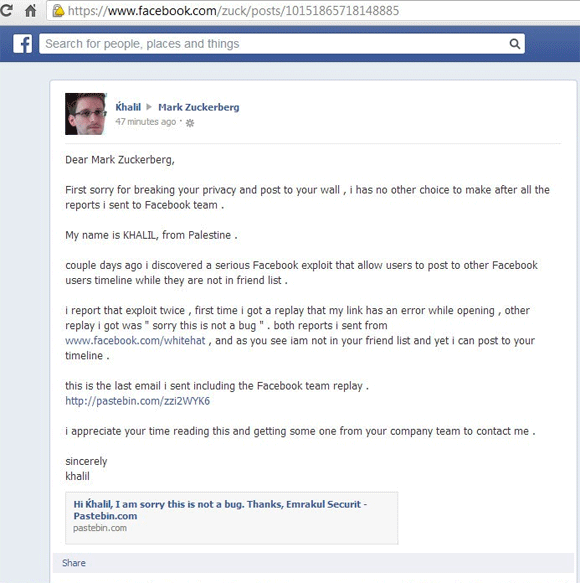 Сообщество собирает деньги для хакера, которому не заплатил Facebook Сообщество собирает деньги для хакера, которому не заплатил Facebook