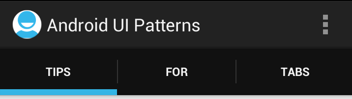 Советы по Android Tabs
