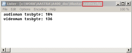 Совместная работа видеотерминалов Aastra Blustar 8000i и Cisco CUCM 9.0