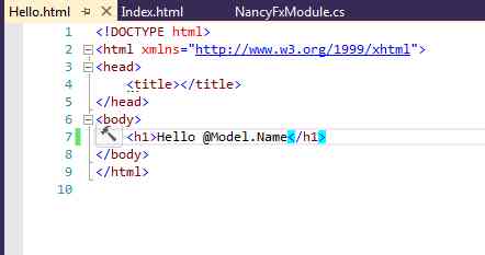 Создаем первое приложение на NancyFX Создаем первое приложение на NancyFX
