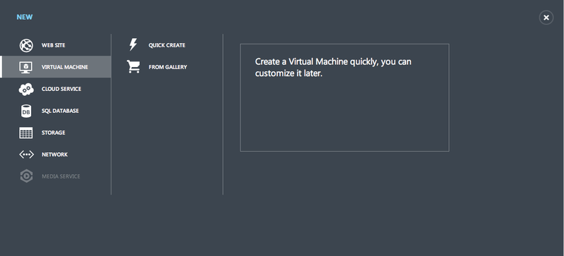 Создание Windows Azure Virtual Machine для хостинга web приложений