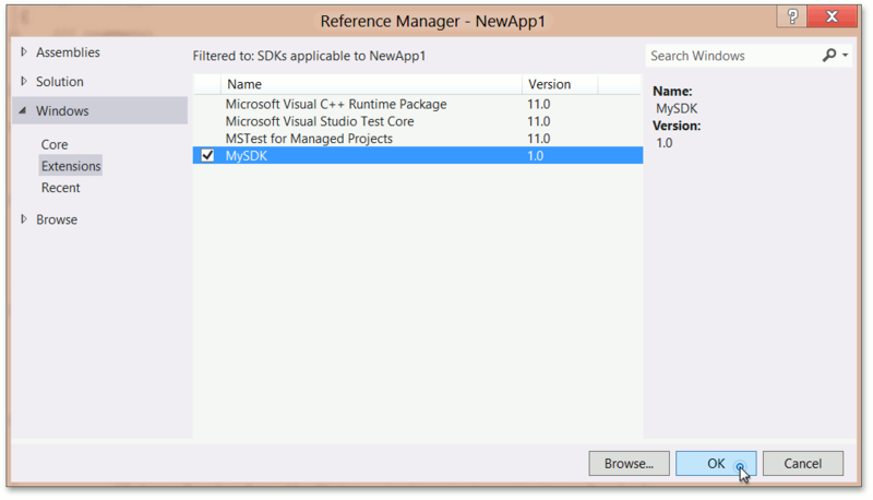 Создание и регистрация Metro style компонента для WinRT Создание и регистрация Metro style компонента для WinRT