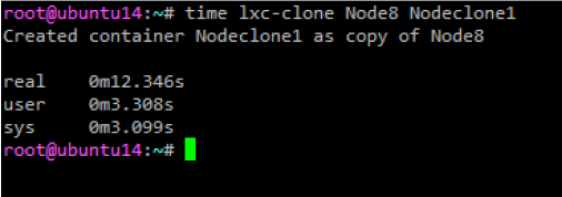 Создание метода клонирования LXC контейнеров