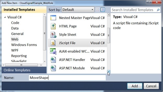Создание облачного, асинхронного и масштабируемого веб приложения с близкими к реальному времени долгоживущими соединениями с SignalR Создание облачного, асинхронного и масштабируемого веб приложения с близкими к реальному времени долгоживущими соединениями с SignalR