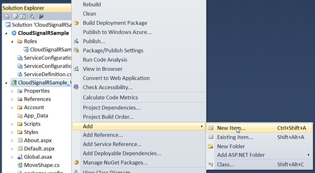 Создание облачного, асинхронного и масштабируемого веб приложения с близкими к реальному времени долгоживущими соединениями с SignalR Создание облачного, асинхронного и масштабируемого веб приложения с близкими к реальному времени долгоживущими соединениями с SignalR