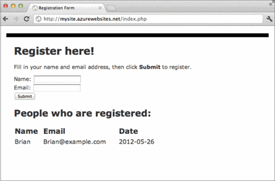 Создание облачного сайта на PHP и MySQL и его развертывание с помощью Git clip_image002