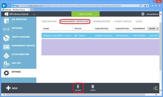Создание резервных копий БД SQL Server 2014 CTP2 в Windows Azure Создание резервных копий БД SQL Server 2014 CTP2 в Windows Azure