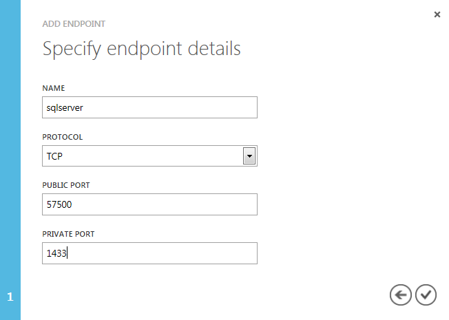 Создание виртуальной машины SQL 2012 в Windows azure и подключение к ней