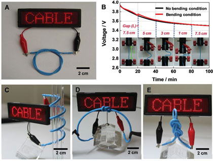 Специалисты LG Chem создали гибкие батареи в виде кабелей
