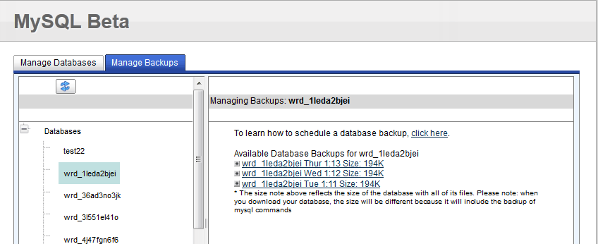 Сравнение панелей управления хостингом: cPanel vs. vDeck Резервное коприование БД в панели vDeck