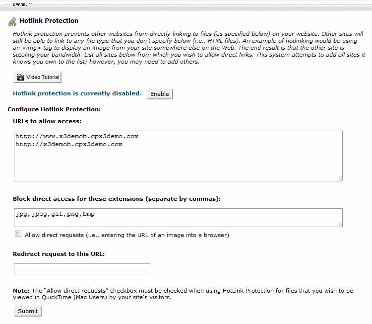 Сравнение панелей управления хостингом: cPanel vs. vDeck Настройка Hotlink Protection в cPanel