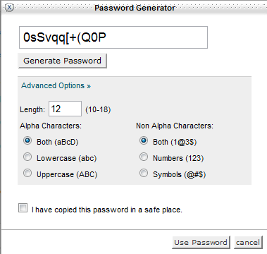 Сравнение панелей управления хостингом: cPanel vs. vDeck Генератор паролей в cPanel