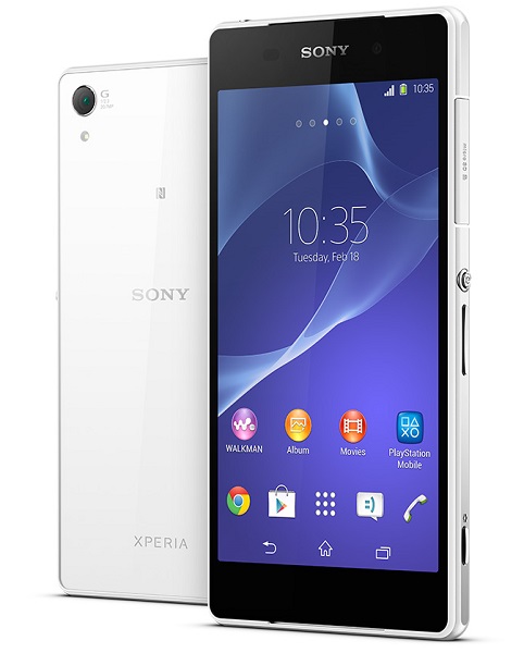 Стала известна стоимость флагманского смартфона Sony Xperia Z2