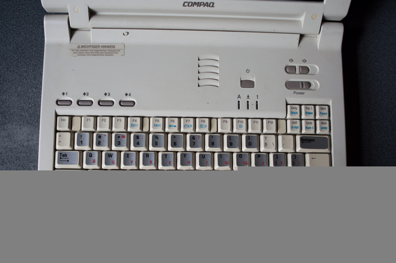 Старичок Compaq Armada 7730MT