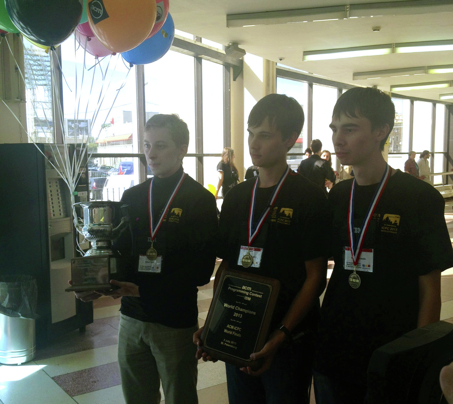 Студенты СПбНИУ ИТМО стали победителями 37 ого Студенческого Чемпионата Мира по Программированию