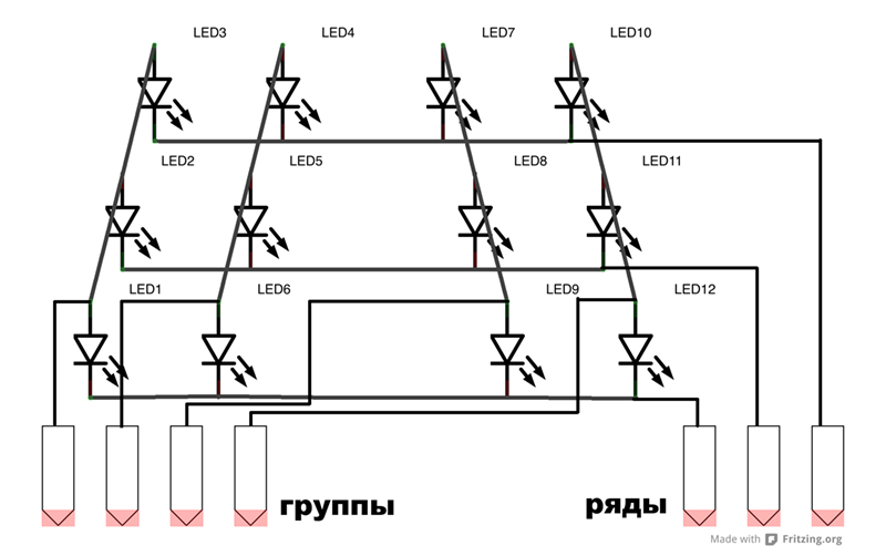 Светодиодная новогодняя елка на Arduino за один вечер