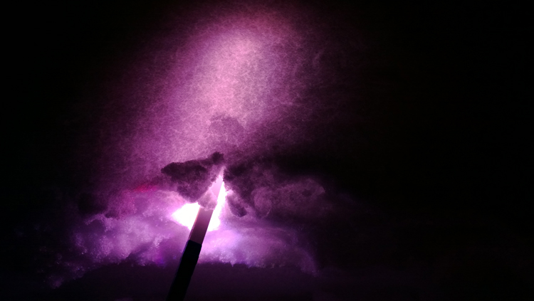 Светодиоды в снегу Светодиоды в снегу